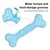 PetTribes Jouet Chien Os Molaire Squeaky PetTribes Jouet Chien Os Molaire Squeaky