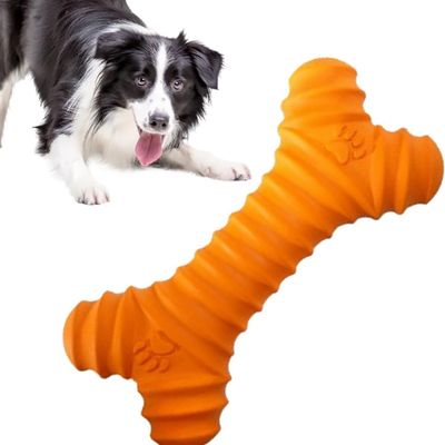 ZooVenture Jouet Mâcher Grand Chien - Caoutchouc, Os Spiralé