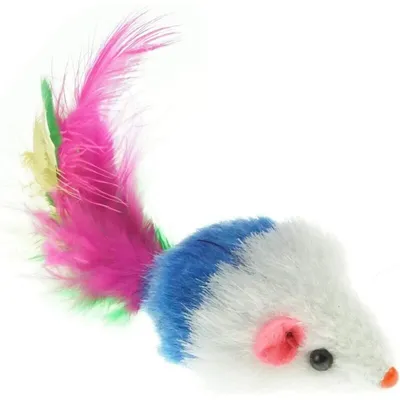 Lot de 10 jouets à fourrure Souris pour chat animal de compagnie Lot de 10 jouets à fourrure Souris pour chat animal de compagnie