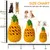 ZooVenture Jouet Mache Ananas Caoutchouc Chien 7.1 pouces