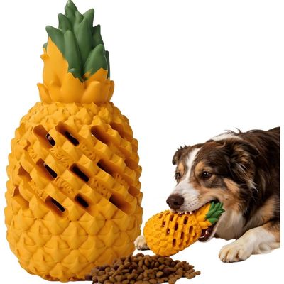 ZooVenture Jouet Mache Ananas Caoutchouc Chien 7.1 pouces