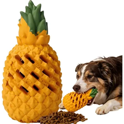 ZooVenture Jouet Ananas Caoutchouc Chien 7,1 Pouces