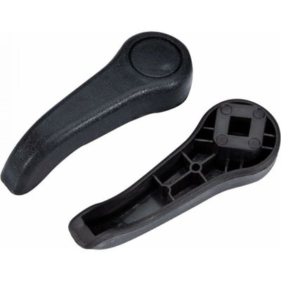2pc Poignées de Réglage de siège Avant Noir pour Renault Clio 2