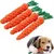 HausPets Lot de 4 Jouets Chien Carotte Corde Tressée 22cm HausPets Lot de 4 Jouets Chien Carotte Corde Tressée 22cm