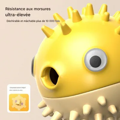 FurryFusion Balle sonore poisson bondissant pour chiens FurryFusion Balle sonore poisson bondissant pour chiens