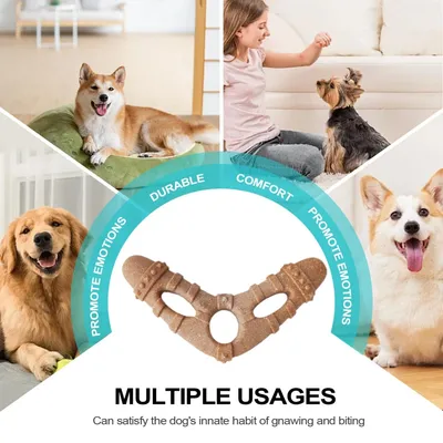 PetTribes Jouet à Mâcher Chien Résistant, Os Dentition PetTribes Jouet à Mâcher Chien Résistant, Os Dentition