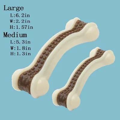HausPets Lot de 2 Os à Mâcher Indestructibles Goût Bœuf Chiens HausPets Lot de 2 Os à Mâcher Indestructibles Goût Bœuf Chiens