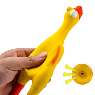 Pawffee Jouets pour chiens crissant - 2 canards en latex résistants Pawffee Jouets pour chiens crissant - 2 canards en latex résistants