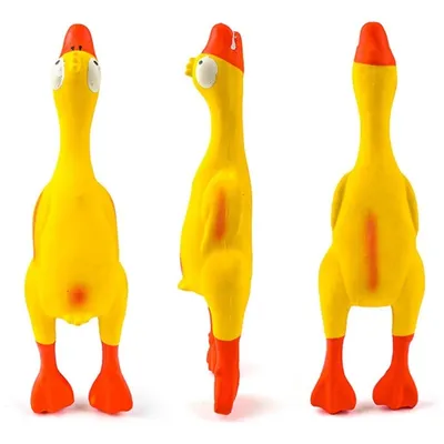 Pawffee Jouets pour chiens crissant - 2 canards en latex résistants Pawffee Jouets pour chiens crissant - 2 canards en latex résistants