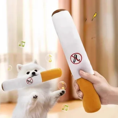 FurryFusion Jouet en forme de cigarette pour chien FurryFusion Jouet en forme de cigarette pour chien