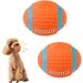 PetTribes 2er-Set Rugbyball Hundespielzeug | Soft-Gummi mit Quietscher