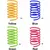12PCS Jouet pour chat à ressort de couleur 12PCS Jouet pour chat à ressort de couleur