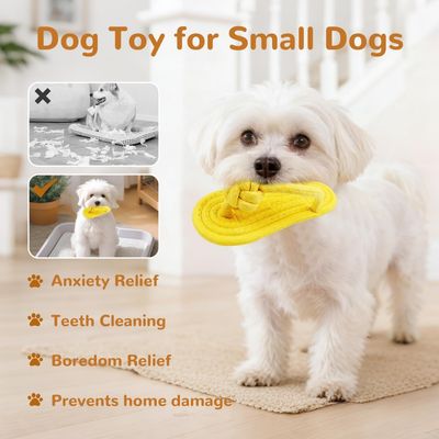PetTribes Jouet pour Chien Tong Couineuse en Peluche
