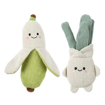 PetTribes Jouet Peluche Couineur Chien Fruits Légumes PetTribes Jouet Peluche Couineur Chien Fruits Légumes
