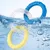 HausPets Jouet pour chien en forme de bague tricolore HausPets Jouet pour chien en forme de bague tricolore