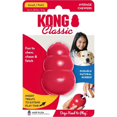 HausPets Classic jouet à remplir caoutchouc naturel rouge