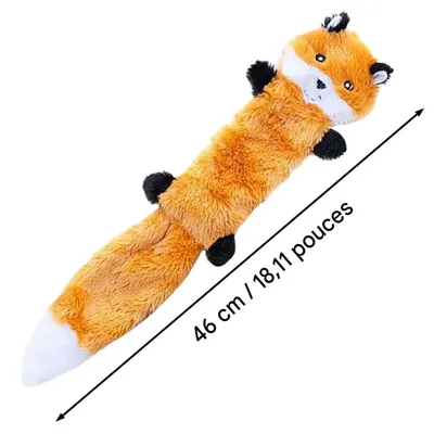 FurryFusion Jouet en peluche en forme de raton laveur pour chien FurryFusion Jouet en peluche en forme de raton laveur pour chien