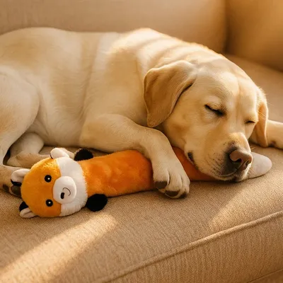 FurryFusion Jouet en peluche en forme de raton laveur pour chien FurryFusion Jouet en peluche en forme de raton laveur pour chien