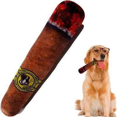 HausPets Jouet pour chien en forme de cigarette couineur HausPets Jouet pour chien en forme de cigarette couineur