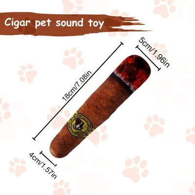 HausPets Jouet pour chien en forme de cigarette couineur HausPets Jouet pour chien en forme de cigarette couineur