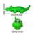 Pawffee Jouet interactif en latex en forme de crocodile pour chiens S Pawffee Jouet interactif en latex en forme de crocodile pour chiens S