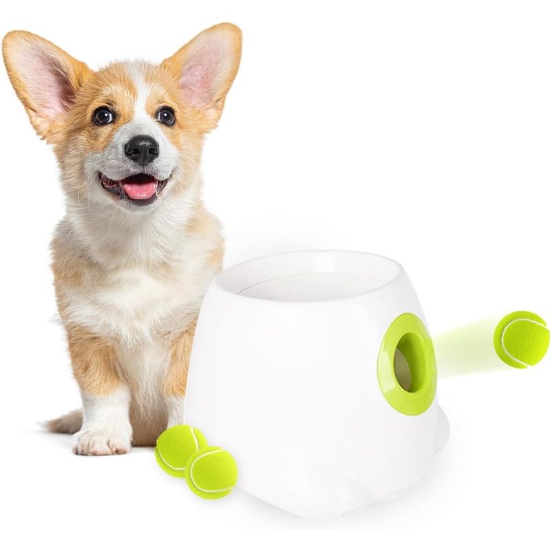 PetTribes Lanceur de Balles Automatique Chien 3/6/9m