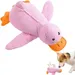 MCBOSON Jouet Canard Peluche Rose