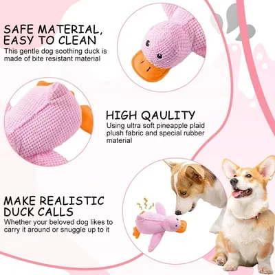 MCBOSON Jouet Canard Peluche Rose MCBOSON Jouet Canard Peluche Rose