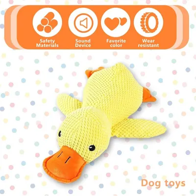 MCBOSON Jouet Peluche Anti-Stress Jaune MCBOSON Jouet Peluche Anti-Stress Jaune