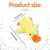 MCBOSON Jouet Peluche Anti-Stress Jaune MCBOSON Jouet Peluche Anti-Stress Jaune