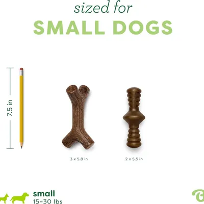 MCBOSON Lot de 2 Plaques érable bacon petits chiens jusqu'à 13,6kg MCBOSON Lot de 2 Plaques érable bacon petits chiens jusqu'à 13,6kg