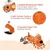 MCBOSON Jouet Peluche Indestructible Squeaker Corde MCBOSON Jouet Peluche Indestructible Squeaker Corde
