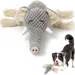 MCBOSON Jouet Peluche Éléphant Grinçant Chiots Chiens Moyens