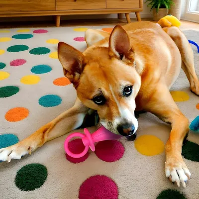 MCBOSON Tétine Mâcher Chiot Caoutchouc