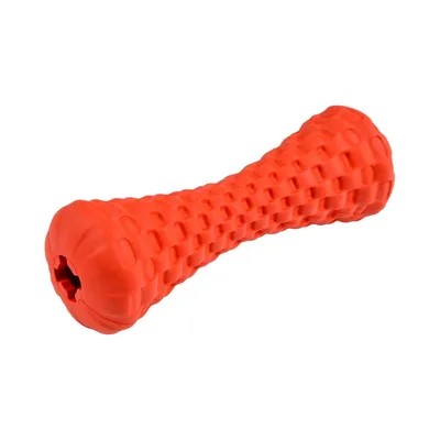 MCBOSON Jouet Os Caoutchouc Rouge 153x66x66mm MCBOSON Jouet Os Caoutchouc Rouge 153x66x66mm