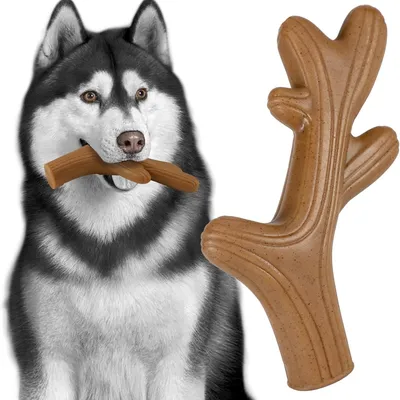 MCBOSON Goût bœuf jouet chien forme bois de cerf MCBOSON Goût bœuf jouet chien forme bois de cerf