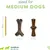 MCBOSON Lot de 2 plaques érable bacon chiens MCBOSON Lot de 2 plaques érable bacon chiens