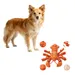 Jouet peluche homard orange grinçant à mâcher chiots tous chiens
