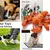 Jouet peluche homard orange grinçant à mâcher chiots tous chiens Jouet peluche homard orange grinçant à mâcher chiots tous chiens