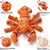 Jouet peluche homard orange grinçant à mâcher chiots tous chiens Jouet peluche homard orange grinçant à mâcher chiots tous chiens