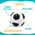 ZooVenture Balle Chien Football - Parfum Bœuf, Sonore, 8cm