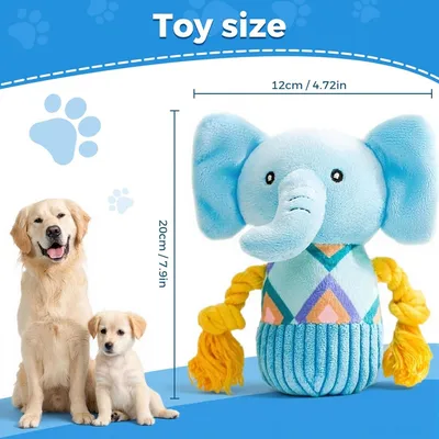 ZooVenture Jouet Elephant Corde Chien Races Moyennes