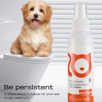MCBOSON Spray d'entraînement à la défécation pour chiots 120 ml