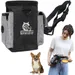 ZooVenture Hund Leckerli Tasche 2in1 Tragbar Schwarz
