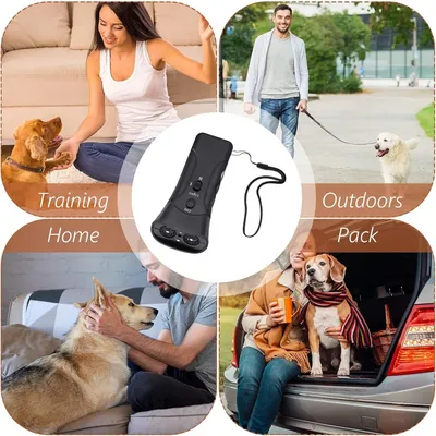 ZooVenture Dresse-Chien Ultrasonore Portable Noir