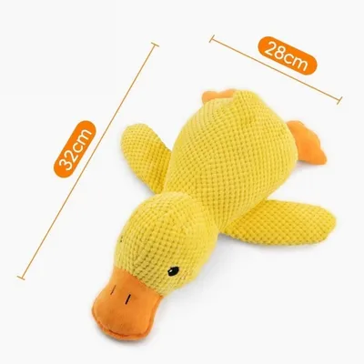 ZooVenture Jouet Canard Plush Chien Jaune