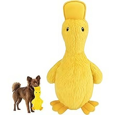 ZooVenture Jouet Chien Canard Peluche - Doux, Sonore, Antisalissant