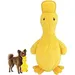 ZooVenture Jouet Chien Canard Peluche - Doux, Sonore, Antisalissant