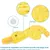 ZooVenture Jouet Chien Canard Peluche - Doux, Sonore, Antisalissant