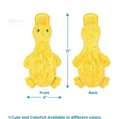 ZooVenture Jouet Chien Canard Peluche - Doux, Sonore, Antisalissant